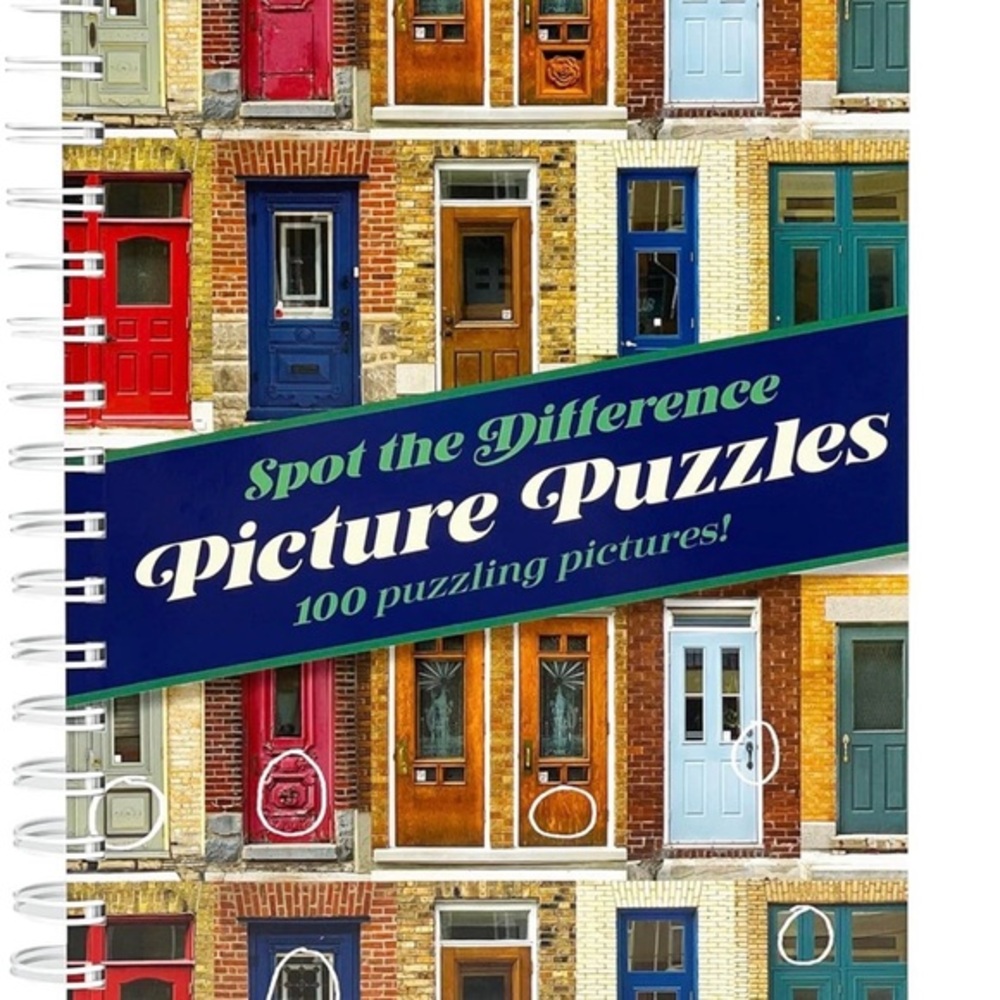 Spot the Difference Picture Puzzles Book - Multicolor